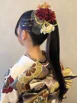 ラトリエコンタン(L´atelier Content)&nbsp;【asuka】水引 金箔 成人式ヘア 卒業式ヘア 袴ヘア 振袖ヘア