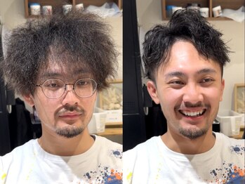 シャイニー 錦糸町(ShiNey)の写真/[カット＋全種類パーマ￥18700]パーマを得意とするstylistがメンズのトレンドを追求したスタイルを実現！
