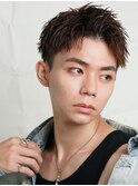 ニュアンスパーマ/波巻きツイストスパイラル/メンズカット[横浜]