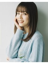 コトナ 越谷店&nbsp;セミロング20代30代ストレートレイヤー前髪なし前髪あり越谷