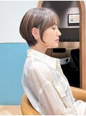 ハンサムショート/丸みショートボブ/20代30代40代50代/顔周り