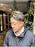 【武蔵小杉】イケおじハイライト白髪ぼかしグレイヘア