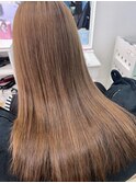 ナチュラルベージュ/ブラウンベージュ/ストレートトリートメント