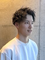 ワンストップラボ(ONE.STOP.LABO)&nbsp;アップバングツイストパーマ