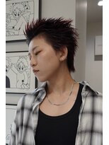ウーズ ハラジュク(Ooze.HARAJUKU) ハッシュカットグレージュデザインカラーツートーンカラー原宿