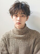 トニーアンドガイ メン 与野駅前店(TONI&GUY MEN)&nbsp;ニュアンスパーマ刈り上げ学生シースルーラウンドマッシュp2与野
