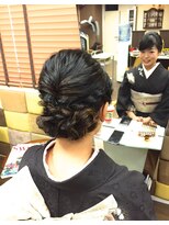 エヌティ ヘア ガレージ(nt.hair garage) 結婚式お呼ばれアレンジ☆