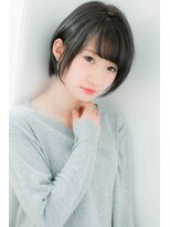 ローレン(LOREN)&nbsp;＊LOREN＊黒髪、暗髪にも似合う！小顔耳かけフレンチショート