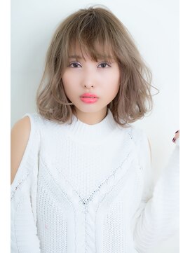 アリエッタ(aRietta) 【aRietta】ベージュカラー伸ばしかけセミディ