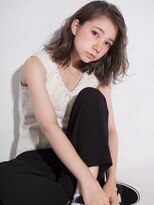 パティオンツー(PATIONN2)&nbsp;外国人くせ毛風ウェーブウェット＆ドライラフニュアンスミディ