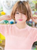 *bliss浦和*外国人風カラー☆くせ毛風耳かけショートa