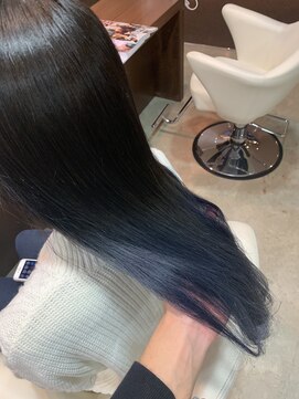 ダブル アンダーバー サロン(W_SALON) 【W_SALON 河原町】ブルーグラデーション/グラデーションカラー