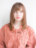 ルティア 池袋(Lutia)&nbsp;オレンジベージュ　サラサラストレート