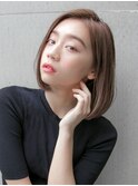 ナチュラル大人ボブヘア