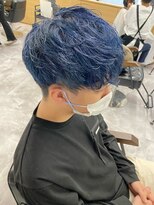 エミタス 宮街道(Emitas.) メンズマッシュ×ブルーカラー