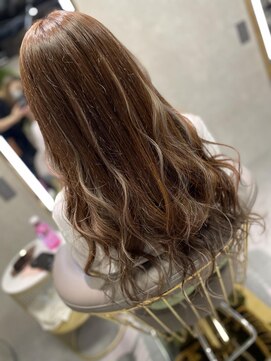 ニーナ ビューティーサロン(NINA Beauty Salon) 秋カラーメッシュ#グレージュ#秋カラー