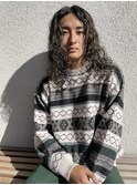 メンズロングパーマスタイル