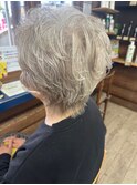 大人ショートパーマ