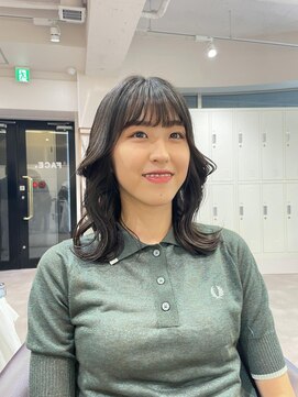 フェイス 石川町 (FACE) レイヤーカット × タンバル巻き