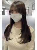 ~韓国ヘア ブラウンヘア+レイヤーカット~【Ria 大阪 梅田】