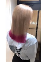 ラフ 難波店(LAFF) #黒髪#ボブルフ#ネビージュ#小顔#ワンレン