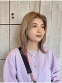 透明感、ミルクティーベージュ