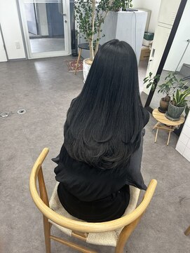 ノート(note) 暗髪グレージュカラー