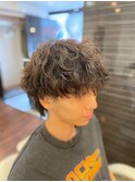 波巻き/ツーブロック/ウルフ/マッシュ<理容室>シェービング