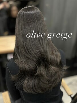 アイシー 表参道(ICY) 透明感赤み消しカラーオリーブグレージュ*RINA