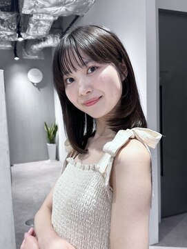 ミンクスオーバー(MINX OVER) グレージュ／似合わせカット/グレージュブラウン／大手町