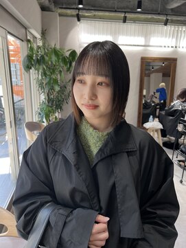 アドア 横浜(ADORE) 【ADORE横浜】ボブ×パッツン前髪