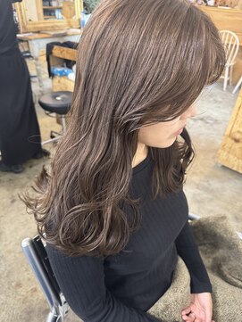 ウィークエンド(WEEKEND) ブリーチなしダブルカラー+カット+トリートメント【¥13800】