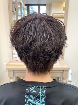 アルターリール(aL ter Rire) 韓国マッシュ/スパイキーショート/ブルーブラック[鎌取］中村