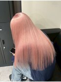 12784髪質改善ストレートラベンダーミルクティーホワイトピンク