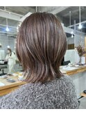 ミディアムレイヤースタイル