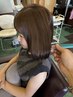 NEW☆カット+透明感カラー+コアミー￥16700～【カラー/トリートメント】