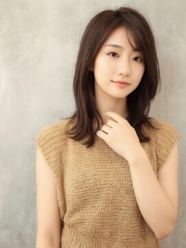 アース 市川店(HAIR & MAKE EARTH) 20代30代秋カラー◎オリーブベージュ透明感