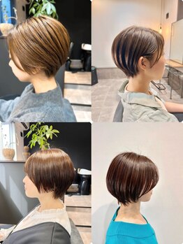 【理想的なショートに】似合わせ×再現性の高い技術でスタイリングもやりやすく◎毎日のセットも楽々♪