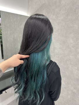 プライズ 成増店(prize) インナーカラー×グリーンカラー エメラルドグリーン成増