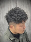 メンズカット/パーマ/ニュアンス/フェザー/フェード/20代/30代