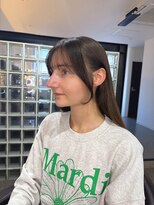 ヴィヴカウンター(VIVE counter)&nbsp;シースルーバンクと流れるお顔まわりカット