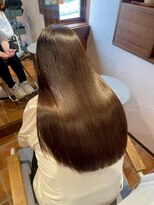 クレエ ヘアー デザイン(creer hair design)&nbsp;うるツヤトリートメントストレートヘアロング髪質改善20代30代