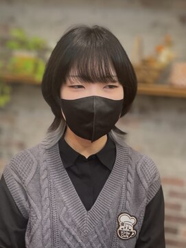 ゴーシェン 津田沼本店(Goshen) インナーカラー/マッシュウルフ/裾カラー