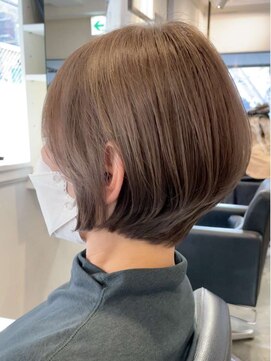 エリマバイフィフス 調布(elima by fifth) 調布ウルフショートヘア顔周りレイヤーカット大人ショートボブ◆