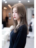 エルサザリープ 三宮(Elsa the leap)&nbsp;ヘーゼルベージュ/ミルクティーベージュ/韓国レイヤーカット