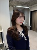 心斎橋/着物ヘア/大人ガーリー/ダークアッシュ/似合わせカット
