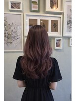 ヘアーディープ(hair deep)&nbsp;ゆる巻きロング×ラベンダーブラウン