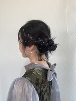 ジュリア(Giulia)&nbsp;今どき可愛い♪銀箔アレンジで華やか結婚式ヘア