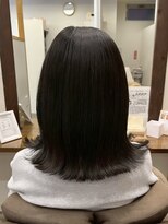 ルカリエ(LUCA:Rie)&nbsp;外ハネミディ×地毛風ダークアッシュ