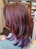 ヘアーサロン ノルテ(Hair Salon NORTE)&nbsp;ミディアムレイヤー＆インナーカラー